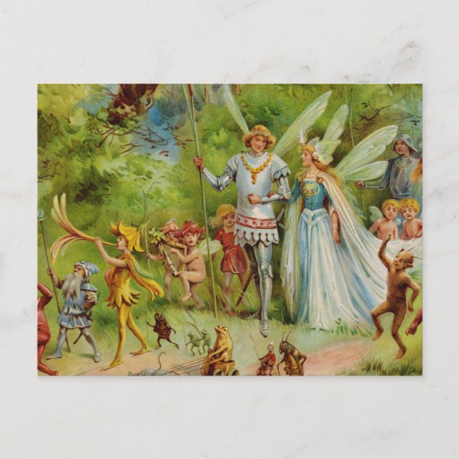Giftermål i Thumbelina Vykort (Framsida)