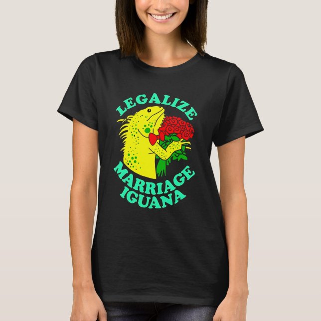  Giftermål Iguana T Shirt (Framsida)