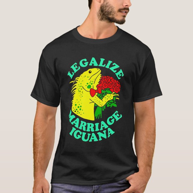  Giftermål Iguana T Shirt (Framsida)