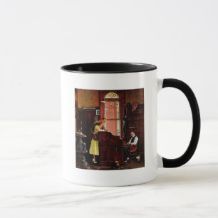 Giftermål-licens av Norman Rockwell Mugg