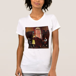 Giftermål-licens av Norman Rockwell T-shirt