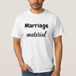 Giftermål material T-Shirt
