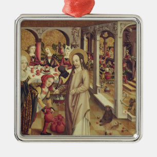 Giftermål på Cana, c.1500 Julgransprydnad Metall