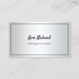 Giftermål rådgivare visitkort