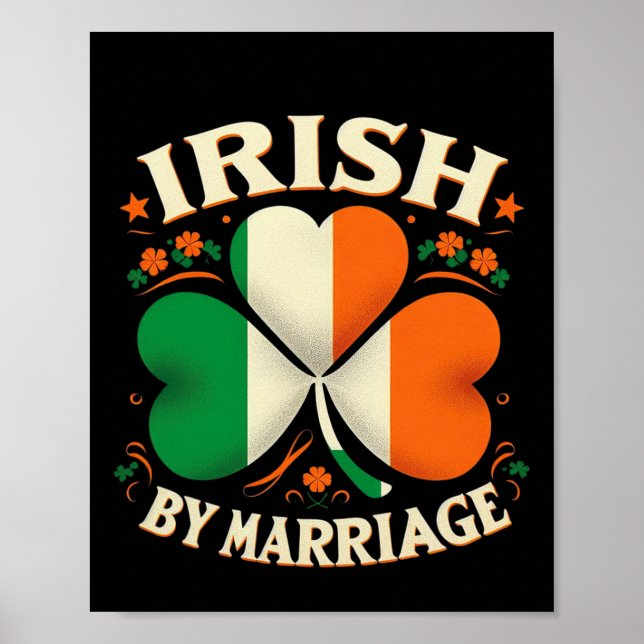 Giftermål Retro Irish (Irland) Poster (Framsidan)