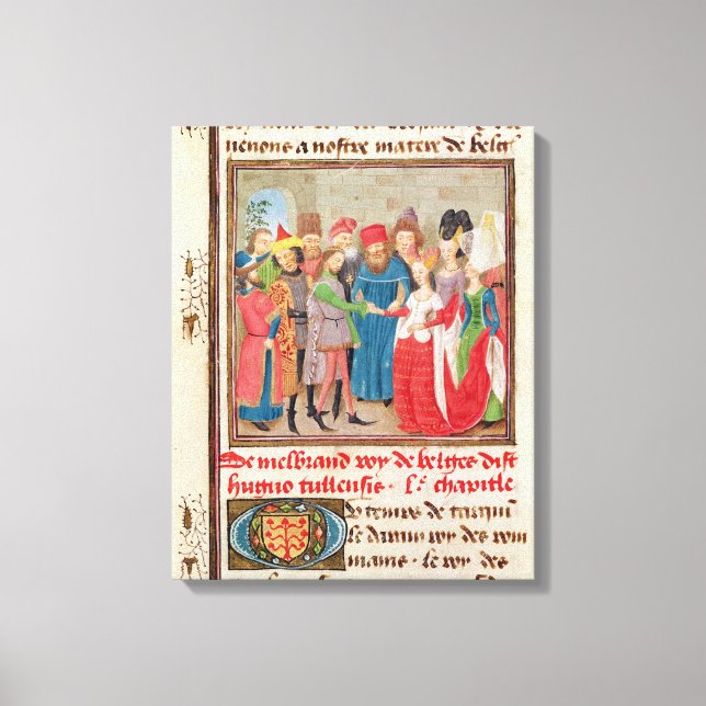 Giftermål Scene Canvastryck (Framsida)