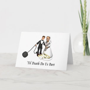 Giftermål: "Til Death do us part" Kort