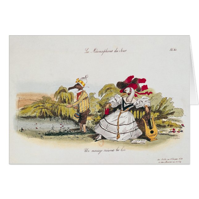 Giftermål vid boken hälsningskort (Framsidan Horizontal)