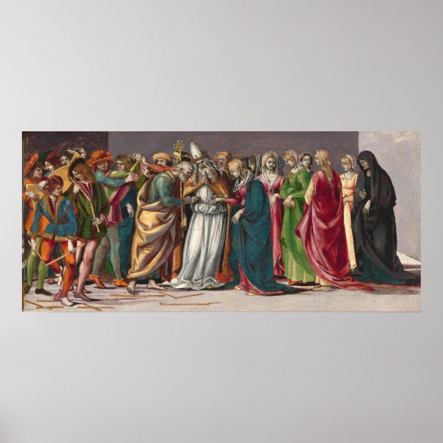 Giftermål, Virgin - Luca Signorelli Fine Art Poste Poster (Framsidan)