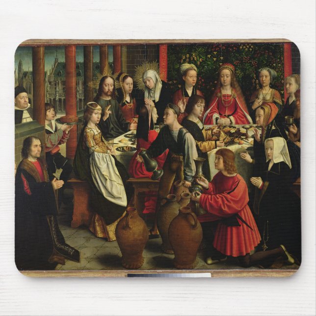Giftermålfestmåltiden på Cana, c.1500-03 Musmatta (Framsidan)