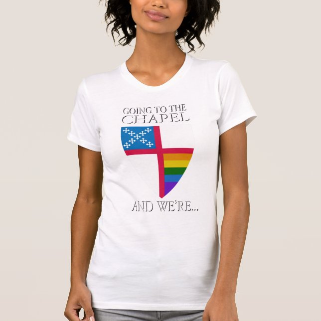 Giftermåljämställdhet kommer till kapell!! t shirt (Framsida)