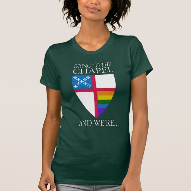 Giftermåljämställdhet kommer till kapell!! t shirt (Framsida)