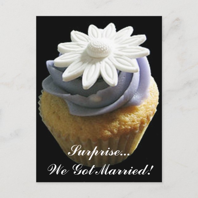 Giftermålmeddelandevykort Meddelande Vykort (Framsida)