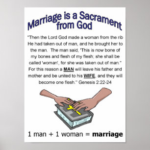 GiftermålSacramentaffisch Poster
