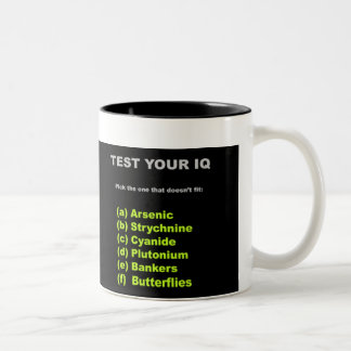 Giftig bankirmugg Två-Tonad mugg