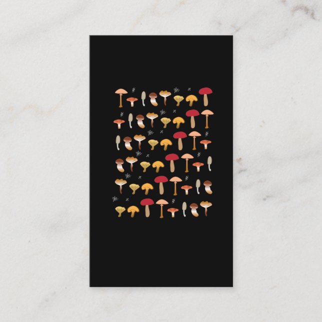 giftig samlare för champinjonskogflugsvamp visitkort (Framsida)