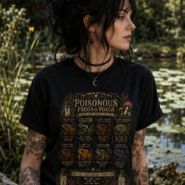 Giftiga grodor och paddor t shirt