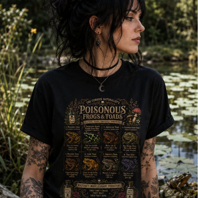 Giftiga grodor och paddor t shirt (Skapare uppladdad)