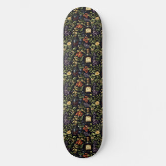 Giftiga kronblad mini skateboard bräda 18,5 cm