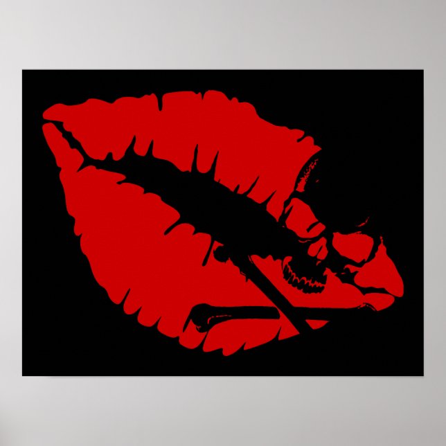 giftiga läppar poster (Framsidan)