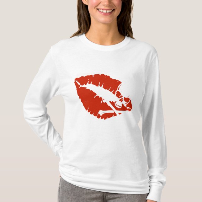 giftiga läppar tee shirt (Framsida)