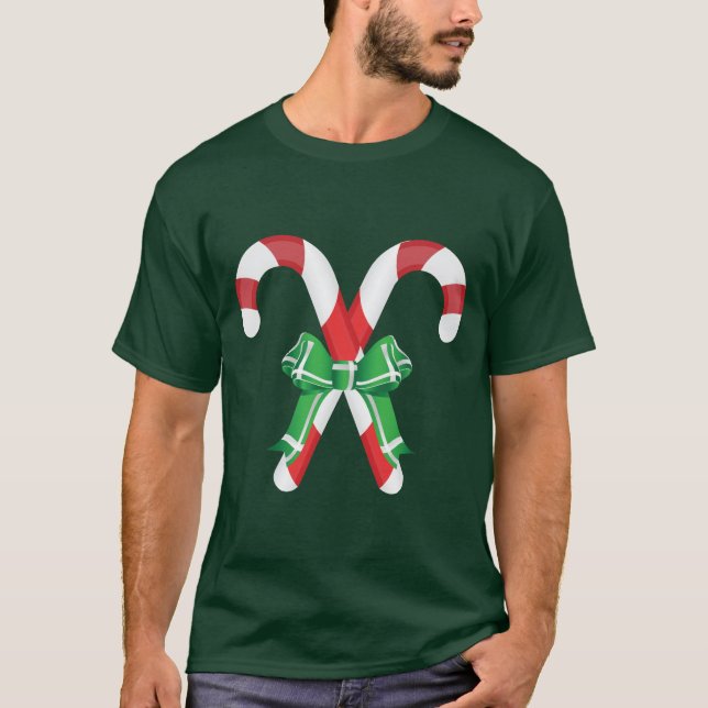 Giftiga Polkagrisar med menyfliksområdet Grönt T Shirt (Framsida)