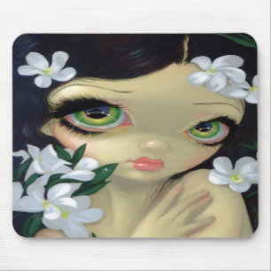 "Giftiga skönhetar II: VitOleander" Mousepad Musmatta