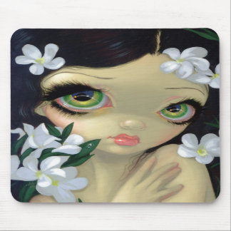 "Giftiga skönhetar II: VitOleander" Mousepad Musmatta