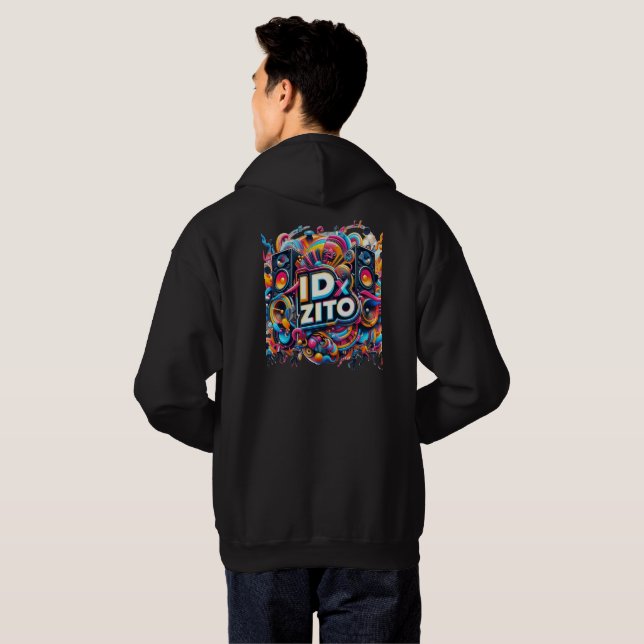 Giftigt år 2050 T-Shirt Hoodie (Hel baksida)