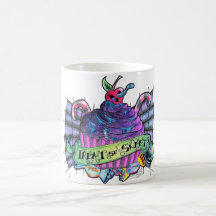 Giftigt Cupcake-mugg