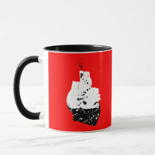 giftigt hjärta mugg