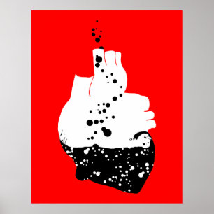 giftigt hjärta poster