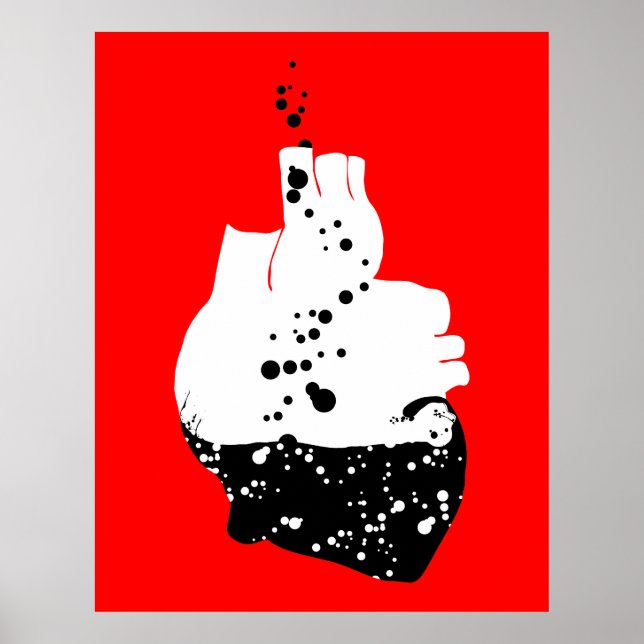 giftigt hjärta poster (Framsidan)