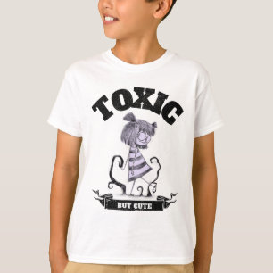 Giftigt, men grå, grå Halloween-grafik T Shirt