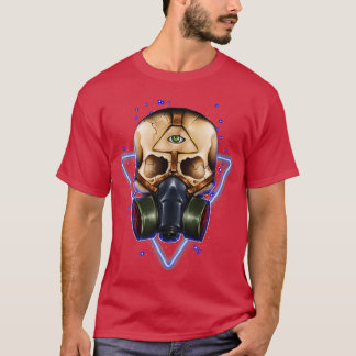 Giftigt skal med mask t shirt
