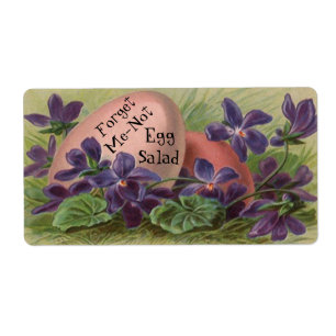 Gifting för gåva för förgätmigejäggsallad fraktsedel