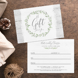 Giftintyg Rustic Wood & Botanical Löv