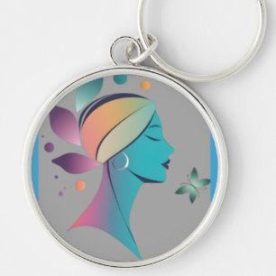 #GiftKeychain #SouvenirKeychain #FriendshipKeych Rund Silverfärgad Nyckelring