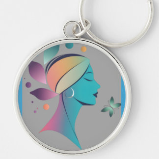 #GiftKeychain #SouvenirKeychain #FriendshipKeych Rund Silverfärgad Nyckelring