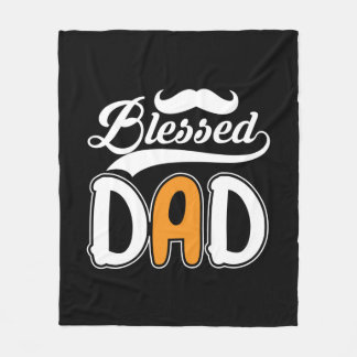Gifts Dad | Blessed Dad Fleecefilt