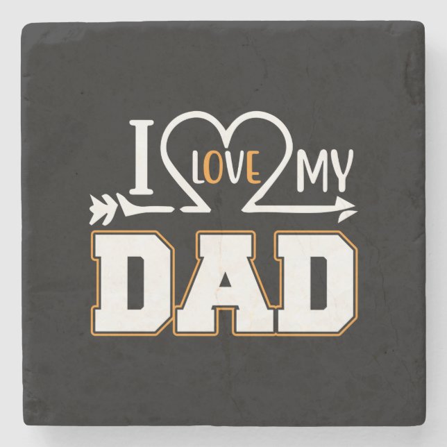 Gifts Dad | I Love My Father Stenunderlägg (Framsidan)