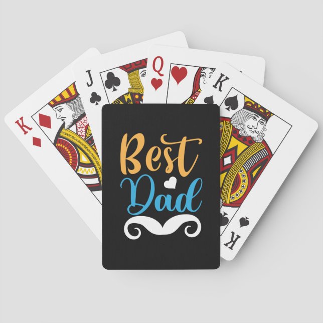 Gifts Far | Bästa Pappa Casinokort (Baksidan)