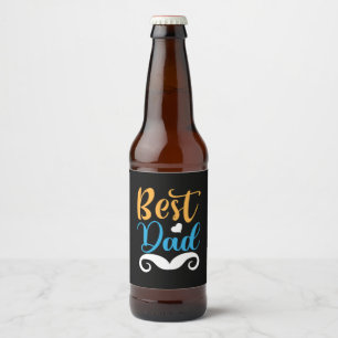 Gifts Far Bästa Pappa Ölflaska Etikett
