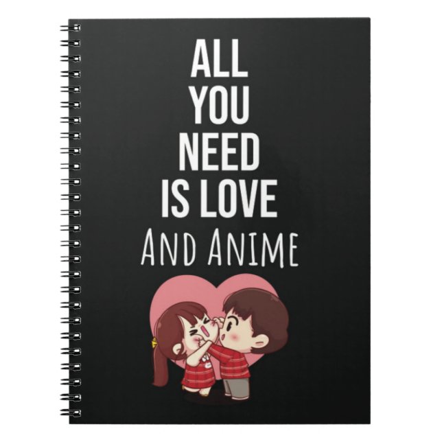 Gifts For Anime Fans Kawaii Japanese Otaku Anteckningsbok (Framsidan)