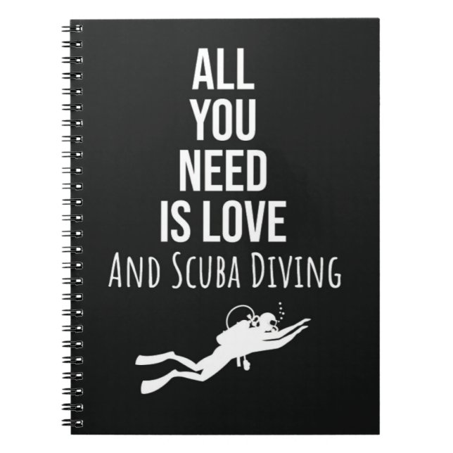 Gifts For Divers Scuba Diving Snorkeling Sport Anteckningsbok (Framsidan)
