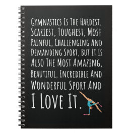 Gifts For Gymnastics Lover Gymnast Girls Sports Anteckningsbok