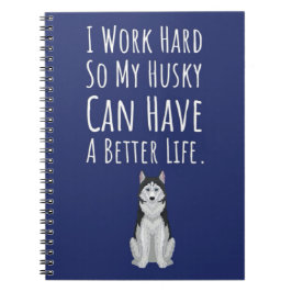 Gifts For Husky Owners Lovers Pet Siberian Dog Anteckningsbok