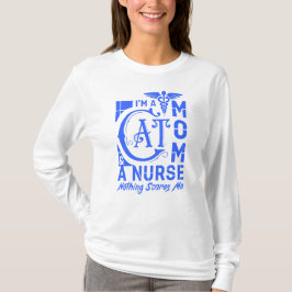 Gifts for Nurse Cat Mom T Shirt