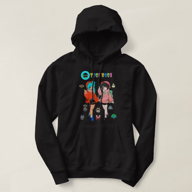 Gifts Idea Manga Toca Boca Anime Kärlek You Hoodie (Design framsida)