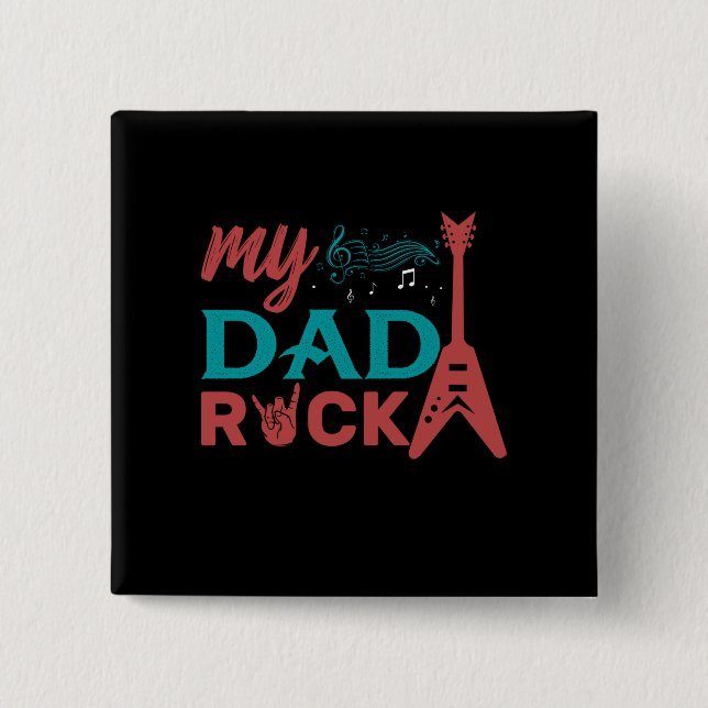 Gifts Pappa | Min Pappa Sten Knapp (Framsida)